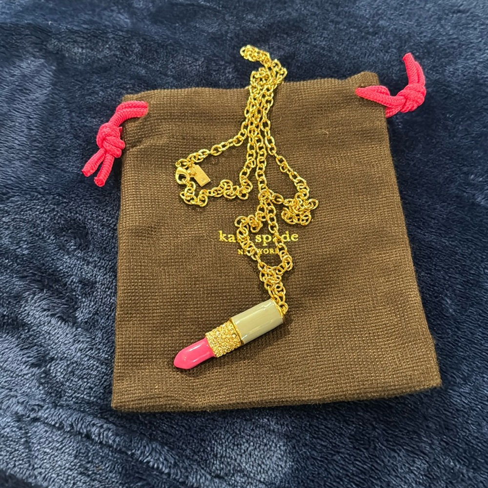 Kate Spade Lipstick Pendant